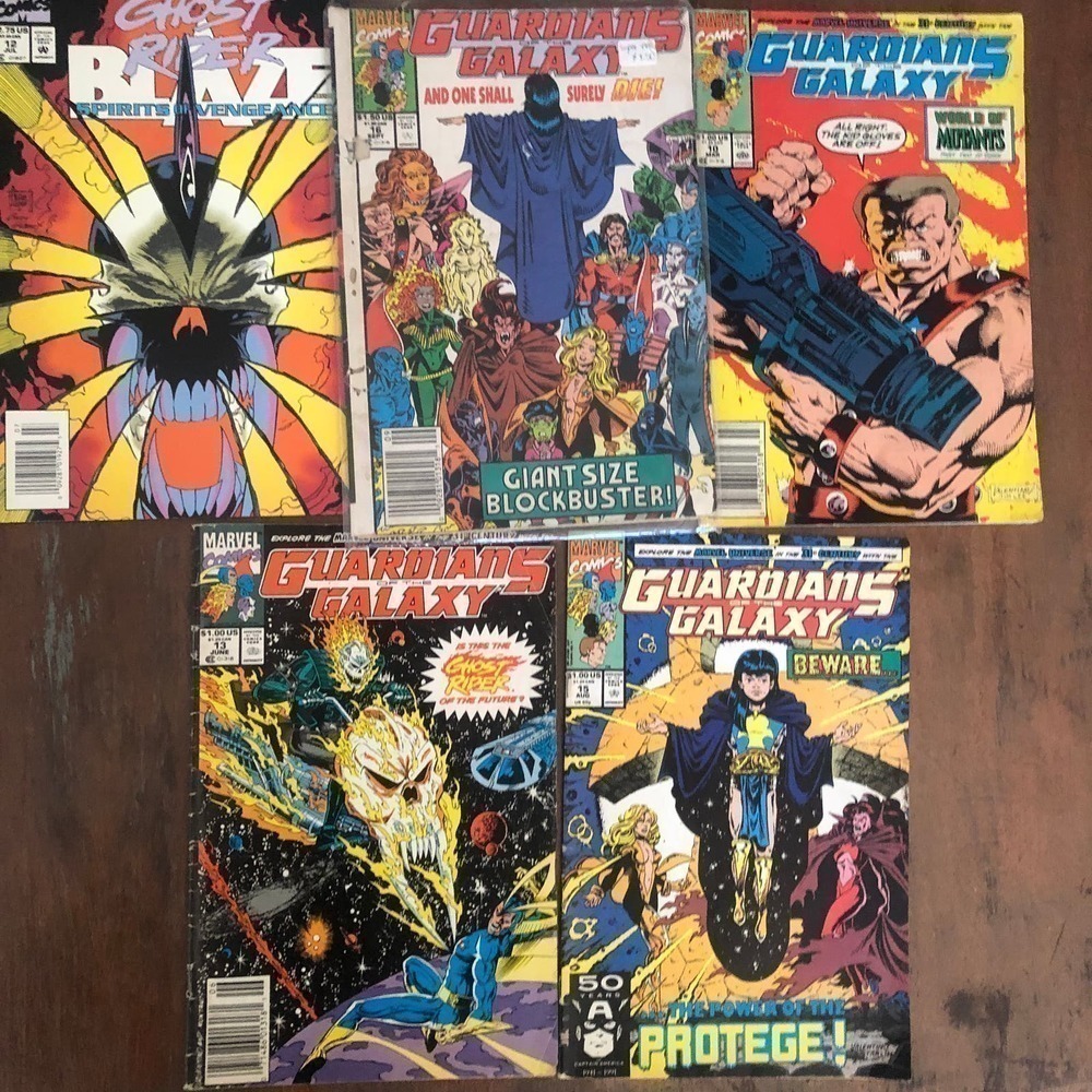 Marvel Comics Guardian of the Galaxy + Ghost Rider Lot of 05 Magazines
